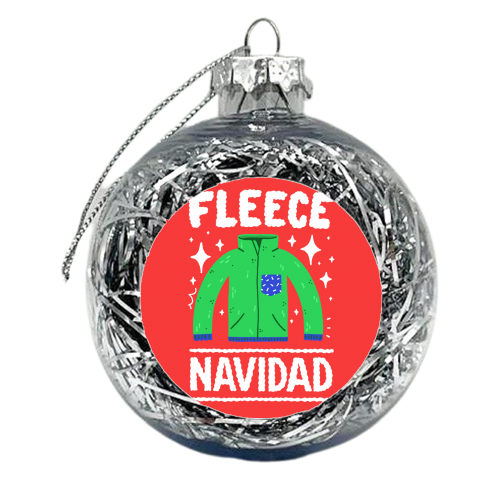 Fleece Navidad - xmas bauble by Matt Joyce
