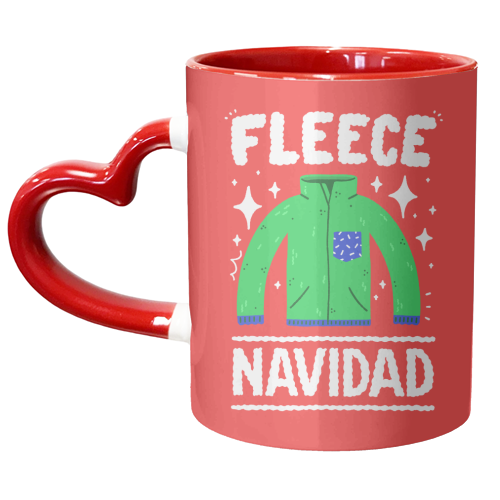 Fleece Navidad - unique mug by Matt Joyce