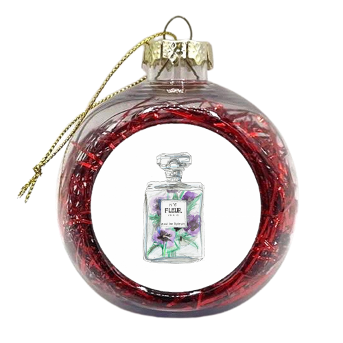 Fleur  - xmas bauble by Jade Wharton