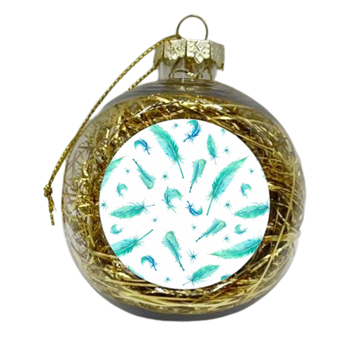 Flight in Blue - xmas bauble by Primrose and Mabel