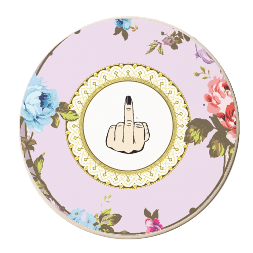 FLIP THE BIRD - personalised beer coaster by Wallace Elizabeth