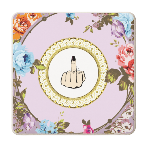 FLIP THE BIRD - personalised beer coaster by Wallace Elizabeth