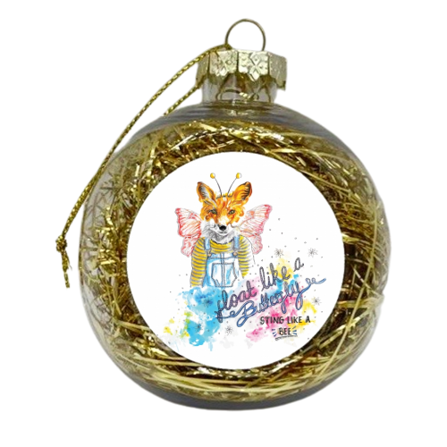 Float like a Butterfly... - xmas bauble by Maya Mistry