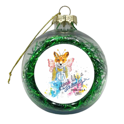 Float like a Butterfly... - xmas bauble by Maya Mistry