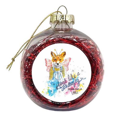 Float like a Butterfly... - xmas bauble by Maya Mistry