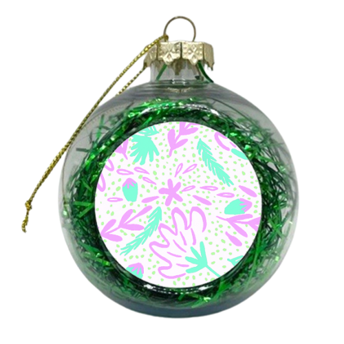 Flora - xmas bauble by Aisling Crosland