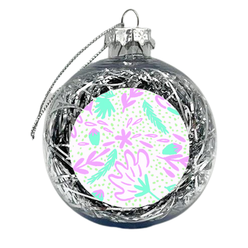 Flora - xmas bauble by Aisling Crosland
