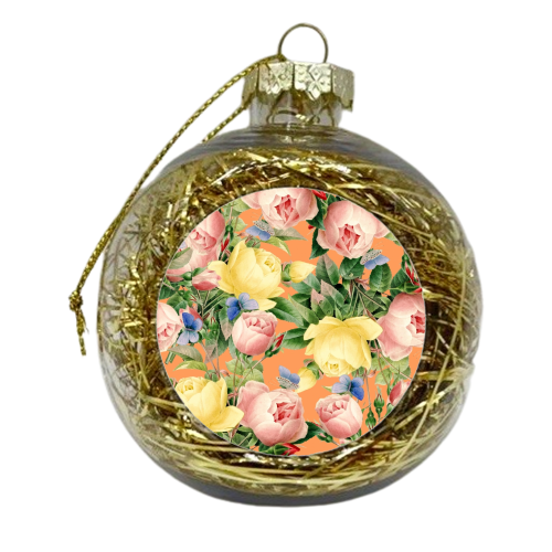 Flora - xmas bauble by Uma Prabhakar Gokhale