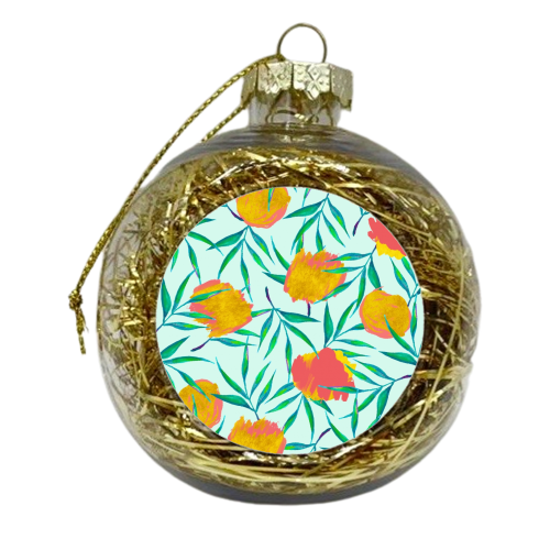Floraison - xmas bauble by Uma Prabhakar Gokhale