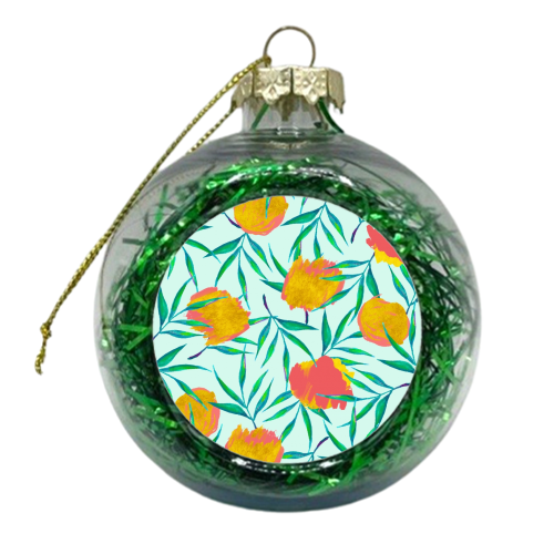 Floraison - xmas bauble by Uma Prabhakar Gokhale
