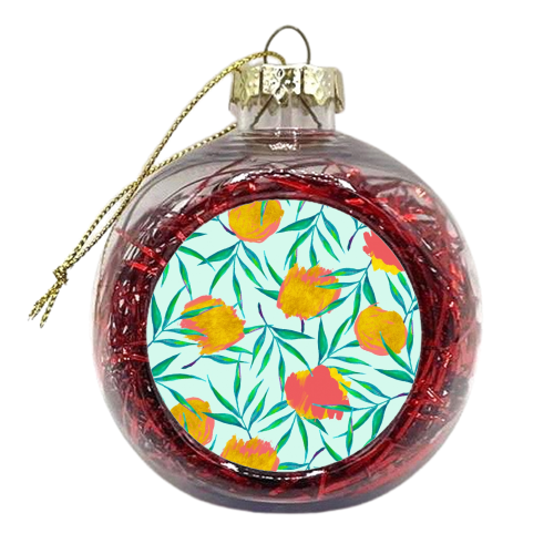 Floraison - xmas bauble by Uma Prabhakar Gokhale