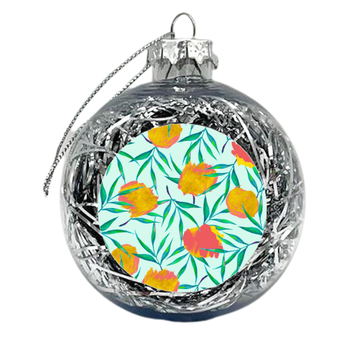 Floraison - xmas bauble by Uma Prabhakar Gokhale