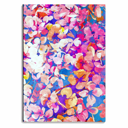 Floral Abundance - personalised A4, A5, A6 notebook by Uma Prabhakar Gokhale