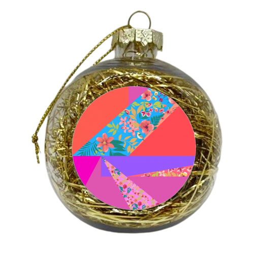 Floral Angles 1 - xmas bauble by MariaKritzas