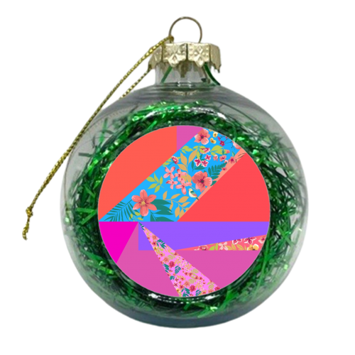 Floral Angles 1 - xmas bauble by MariaKritzas