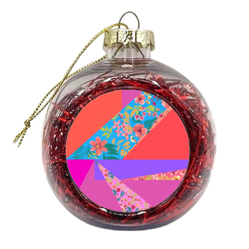 Floral Angles 1 - xmas bauble by MariaKritzas