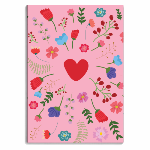 Floral Beauty - personalised A4, A5, A6 notebook by Laura Lonsdale