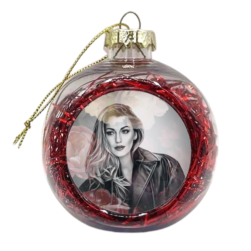 Floral Blake - xmas bauble by DOLLY WOLFE