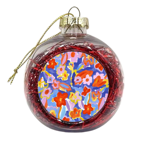 FLORAL - xmas bauble by Ana Clerici