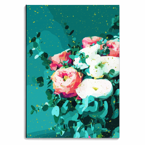 Floral & Confetti - personalised A4, A5, A6 notebook by Uma Prabhakar Gokhale