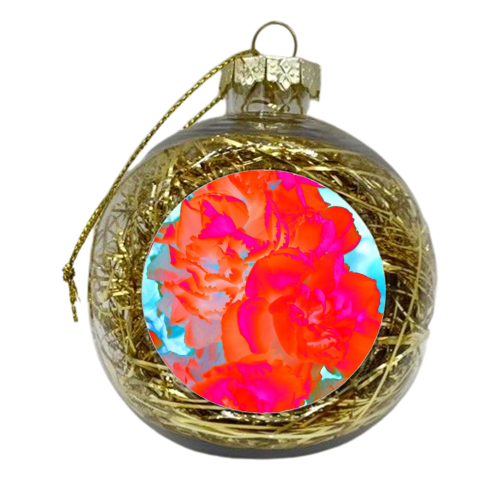 Floral Difference  - xmas bauble by Ellie Kennedy