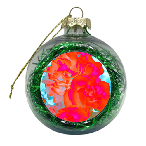 Floral Difference  - xmas bauble by Ellie Kennedy