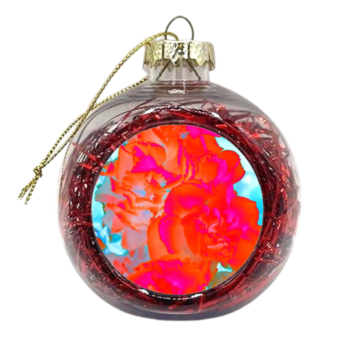 Floral Difference  - xmas bauble by Ellie Kennedy