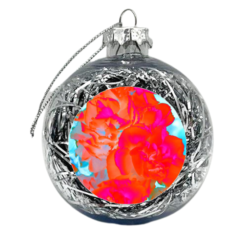 Floral Difference  - xmas bauble by Ellie Kennedy