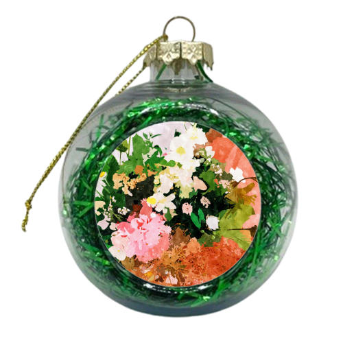 Floral Gift || - xmas bauble by Uma Prabhakar Gokhale