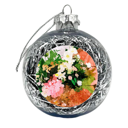 Floral Gift || - xmas bauble by Uma Prabhakar Gokhale