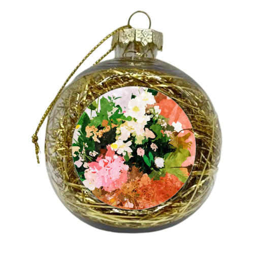 Floral Gift || - xmas bauble by Uma Prabhakar Gokhale