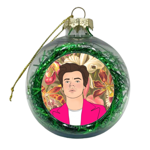 Floral Harry - xmas bauble by Eloise