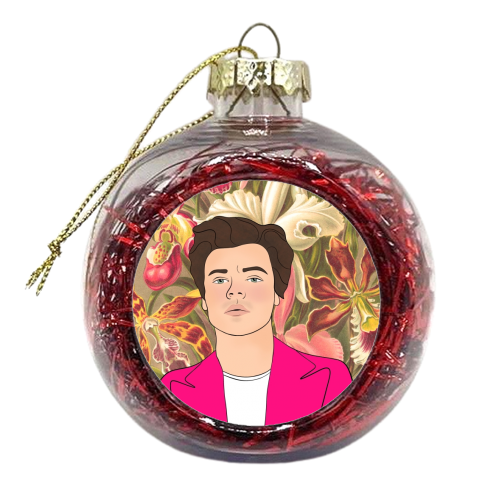 Floral Harry - xmas bauble by Eloise