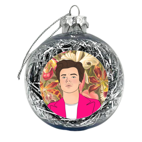 Floral Harry - xmas bauble by Eloise