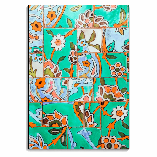 Floral Morocco - personalised A4, A5, A6 notebook by Uma Prabhakar Gokhale