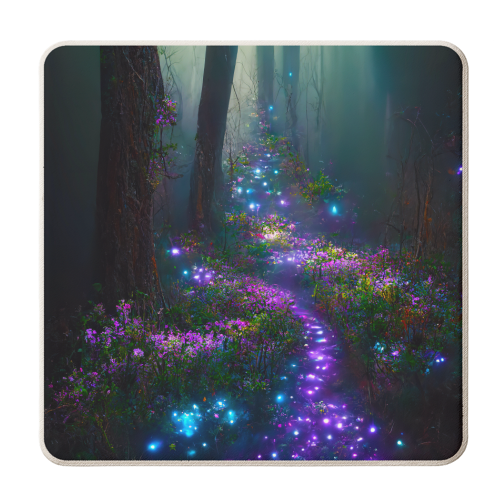 floral pathway - personalised beer coaster by haris kavalla