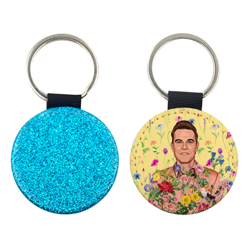 Floral Robbie - keyring by DOLLY WOLFE
