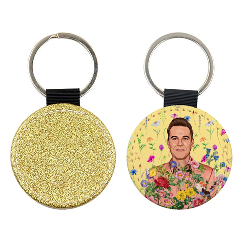 Floral Robbie - keyring by DOLLY WOLFE