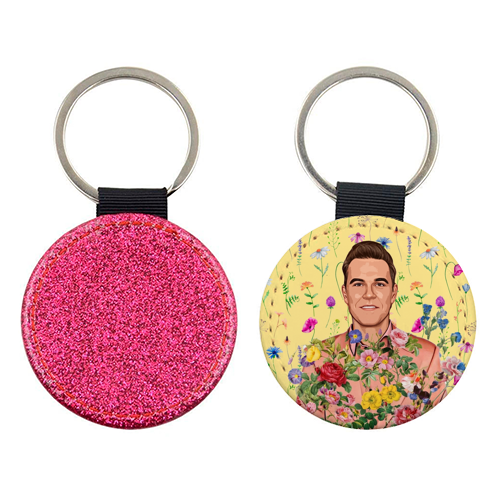 Floral Robbie - keyring by DOLLY WOLFE