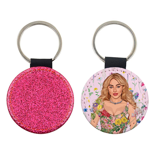 Floral Sabrina - keyring by DOLLY WOLFE