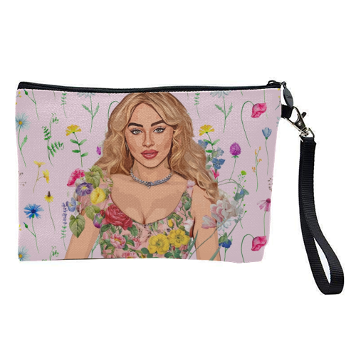 Floral Sabrina - pretty makeup bag by DOLLY WOLFE