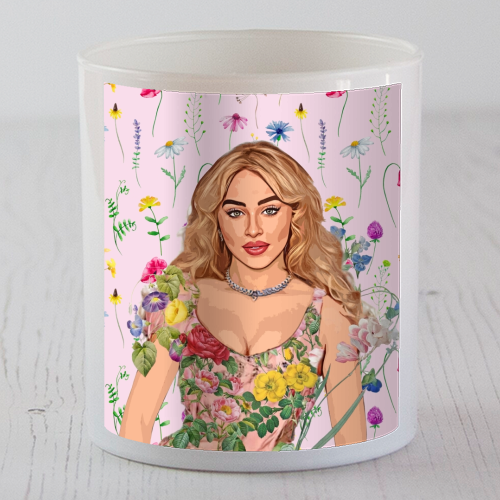Floral Sabrina - scented candle by DOLLY WOLFE