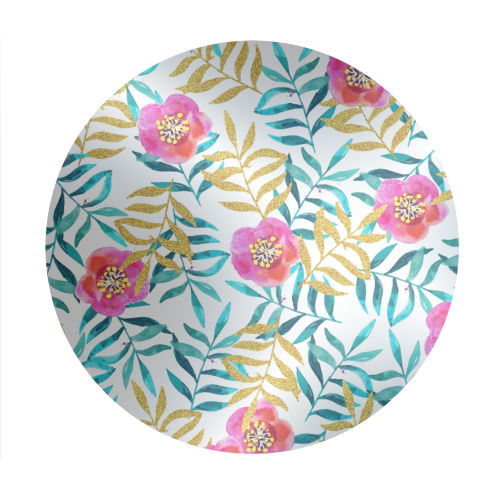 Floral Sweetness - Circle Sticker by Uma Prabhakar Gokhale