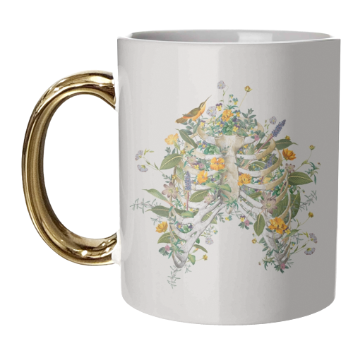 Floral Thorax - unique mug by Frida Floral Studio