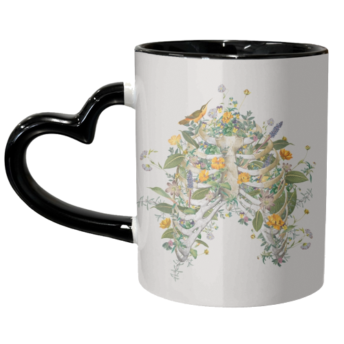 Floral Thorax - unique mug by Frida Floral Studio