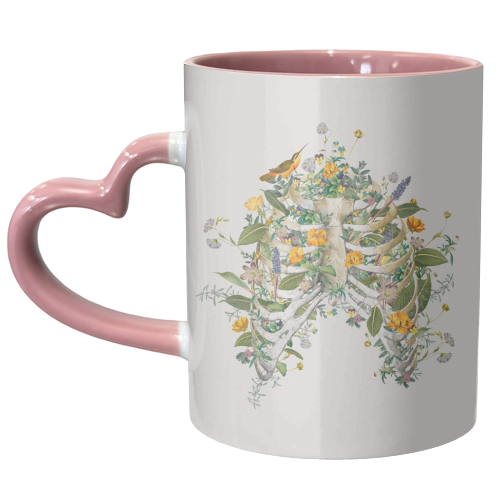 Floral Thorax - unique mug by Frida Floral Studio