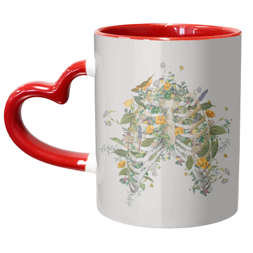 Floral Thorax - unique mug by Frida Floral Studio