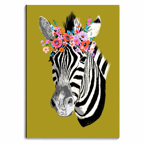 FLORAL ZEBRA - personalised A4, A5, A6 notebook by PEARL & CLOVER