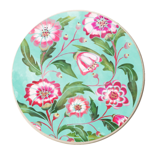 Flori - personalised beer coaster by Uma Prabhakar Gokhale