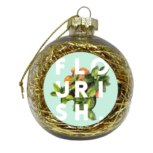 Flourish - xmas bauble by Uma Prabhakar Gokhale